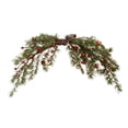 thumbnail image 2 of Fiudx Corona Navideña Dorada y Roja, Ramas de Ratán Hechas a Mano, Elegante Decoración de Frutos Rojos, Decoración Navideña, Manualidad Versátil para Usar En El Árbol de Navidad o En Fiestas, 70 X 10, 2 of 6