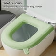 thumbnail image 5 of Washable O-shape EVA Pad Cushion Toilet Seat Closestool Mat Toilet Cover Soft Toilet Seat GREEN, 5 of 8
