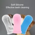 thumbnail image 3 of Fairnull Pet Teeth Sleeve Easy to Use Safety Ingredient Soft Bristles Elasticity Effective Remove Plaque Multicolor Silicone Material Pet Cleaning Sleeve Dog Supply, 3 of 10