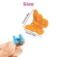 thumbnail image 3 of 100pcs Small Butterfly Hair Clips, Claw Clips Jaw Clips, Multiple Colors Hair Claws, Beautiful Jaw Clips for Girls, Mini Plastic Butterfly Hair Barrettes, Hair Accessories for Kids ​Infants, 3 of 8