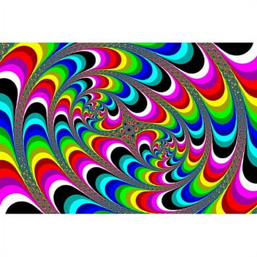 Wallhogs Backlund Psychedelic Poster Wall Mural