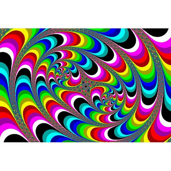 Wallhogs Backlund Psychedelic Poster Wall Mural