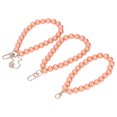 thumbnail image 4 of Pulsera De Perlas, Hebras De Cuentas De Perlas Con Cabeza De Hebilla De Metal 3 Piezas 12 Mm Para Bolsa Para Llavero Para Automóvil Cergrey Rosa, 4 of 8