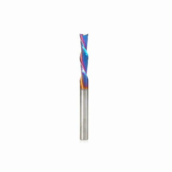 Amana Tool 46416-K SC Spektra Extreme Tool Life Coated Spiral Plunge 1/4 Dia x 1-1/8 CH x 1/4 SHK 3 Inch Long Down-Cut Router Bit