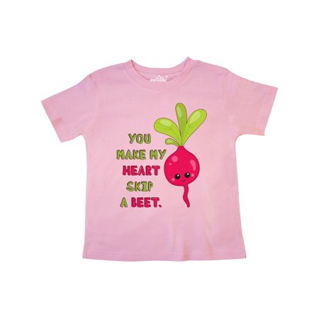 

Inktastic You Make my Heart Skip a Beet Gift Toddler Boy or Toddler Girl T-Shirt