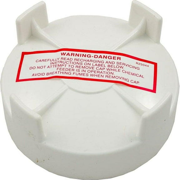 Pentair R172008W White, Threaded Cap Replacement Rainbow Automatic Chlorine/Bromine Pool and Spa Feeder