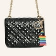 thumbnail image 2 of Unique Bargains 1 Pc Fashionable Rainbow Handbag Charm Decorative Keychain Multicolored, 2 of 5
