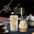 thumbnail image 1 of 3x Traditional Matcha Whisk and Bowl Handmade Bamboo Whisk Matcha Set for, 1 of 7