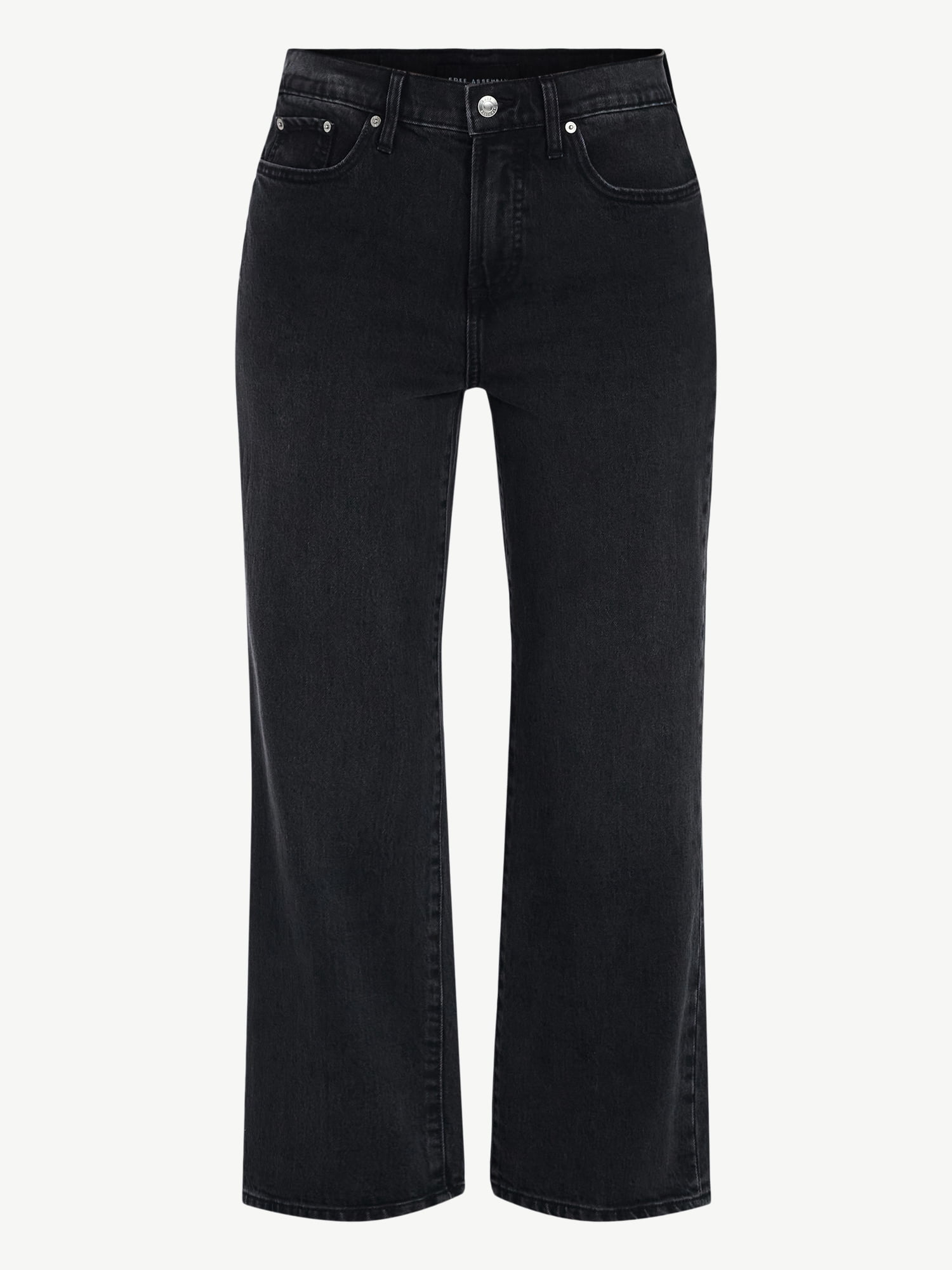 Free Assembly Women's Midrise Relaxed Ankle Jeans, 27.5" Inseam Sizes 0-18