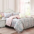 Blush Pink Bedding Sets Full Size Girls Damask Flower Bedding 100