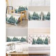 thumbnail image 6 of Hokiten Pillow Cases Queen Size Set of 2, Couch Pillow Covers, Christmas Tree Satin Pillowcases with Zipper for Hair/Skin, Pillow Protector Cover, Green Xmas Tree Christmas Gifts 20x30 Inches, 6 of 6