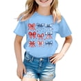 thumbnail image 4 of Gunia Kids Boys Girls 250Th Anniversary Shirt Short Sleeve 4Th Of July Independence Day Flag Patriotic Casual Crewneck Tops Tee Comfortable T-Shirt For Toddler To Teen 3-13 Years, 4 of 4