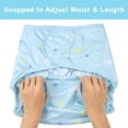 thumbnail image 5 of Littleforbig Washable Adjustable Reusable Waterproof Cloth Adult Diaper Wrap Cover One Size - Little Dreamers, 5 of 6