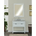 thumbnail image 4 of LeBath by Sunny Wood Kasey 30" x 40" Framed Mirror, White-Wash Finish, 4 of 5