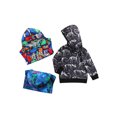 thumbnail image 2 of Xingqing Sweat à Capuche pour Bébé Garçon Manches Longues Imprimé Dinosaure Automne Hiver, 2 of 7