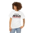 thumbnail image 2 of DJH Apparel | Following Jesus: TikTok Challenge Christian Unisex T-shirt, 2 of 5
