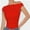 Red, variant on Womens Summer Off The Shoulder Crop Tops Sleeveless One Shoulder Ruched Asymmetrical Going Out Tank Top