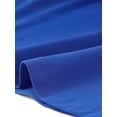 thumbnail image 5 of DARING DIVA Women's Ruffled Peter Pan Collar Midi Dresses M Royal Blue, 5 of 6