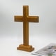 thumbnail image 3 of Cruz de Madera de Pie para Altar Decoración de Mesa Escultura Religiosa Y Adorno con Soporte Estable Adecuado para El Hogar La Iglesia Y La, 3 of 7
