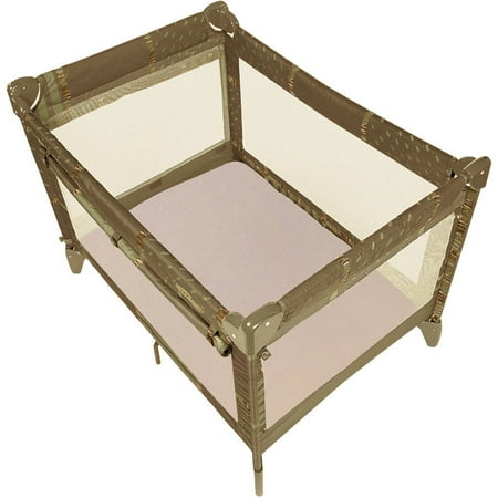 Kushies Organic Jersey Fitted Play Pen Sheet, Mocha