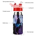 thumbnail image 3 of Solo Leveling Stainless Steel Water Bottle with Straw Children's Vacuum Insulated Mug Leak-Proof Water Cup, 3 of 8
