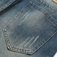 thumbnail image 4 of LSLJS Men's Summer Short Micro Inelastic Shorts Zipper Open Five Point Short Half Shorts Jeans Gifts for Men, 4 of 9