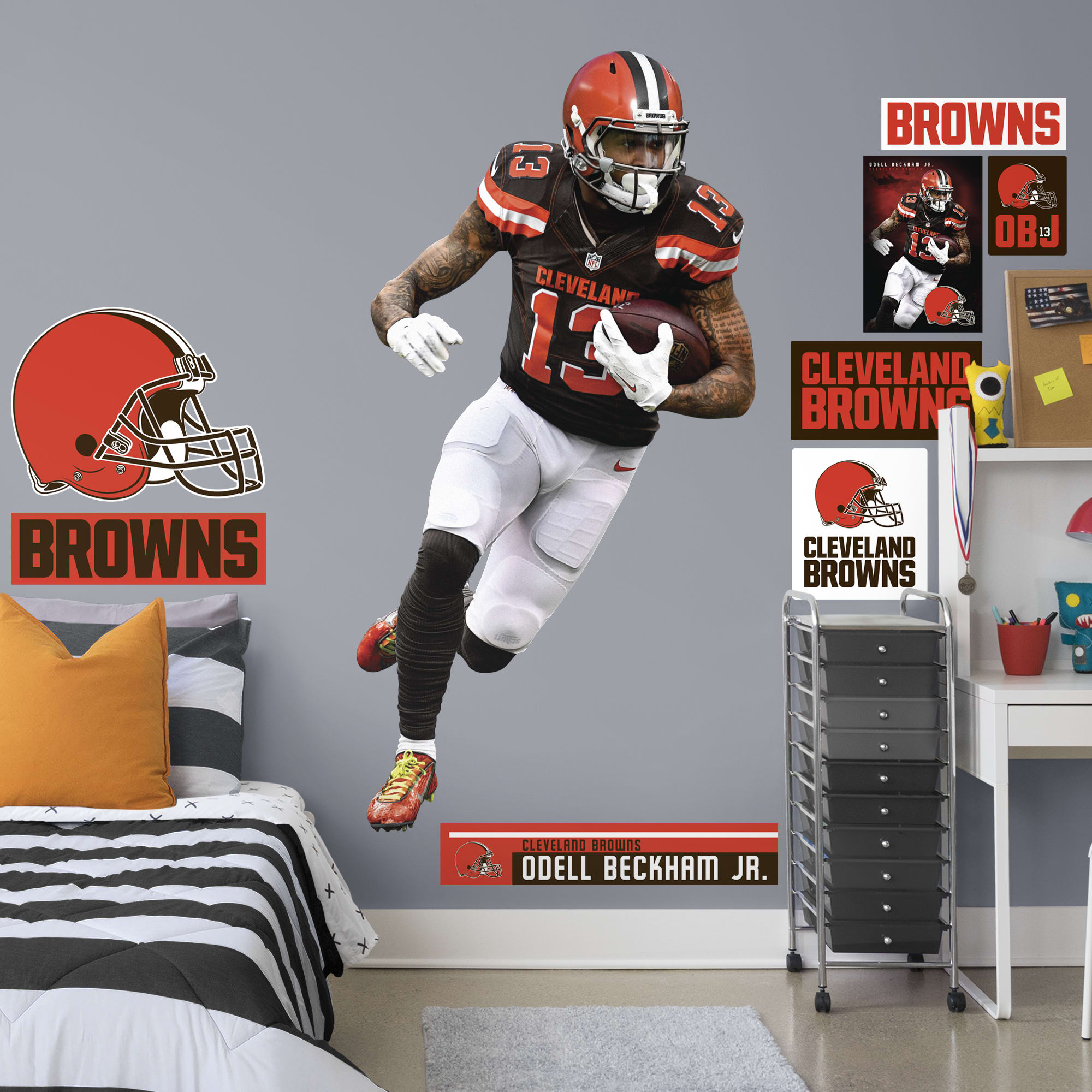 Official Odell Beckham Jr. Cleveland Browns Home Decor, Browns