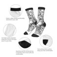 thumbnail image 3 of Naloa Intricate Cat Mandala Kids Socks Unisex Kids and Toddlers' Crew Socks, ,1 Pairs, 3 of 5