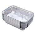 thumbnail image 4 of 50pcs Aluminum Foil Pan - Heavy Duty Cooking Tin Box for Home Kitchen Restaurant, 4 of 8