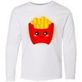 thumbnail image 3 of Inktastic French Fries Funny Food Long Sleeve Youth T-Shirt, 3 of 5
