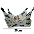 thumbnail image 2 of Small Pet Cage Hammock Guinea Pig bed Hanging Hammock Soft Warm Small Animals House style3, 2 of 5