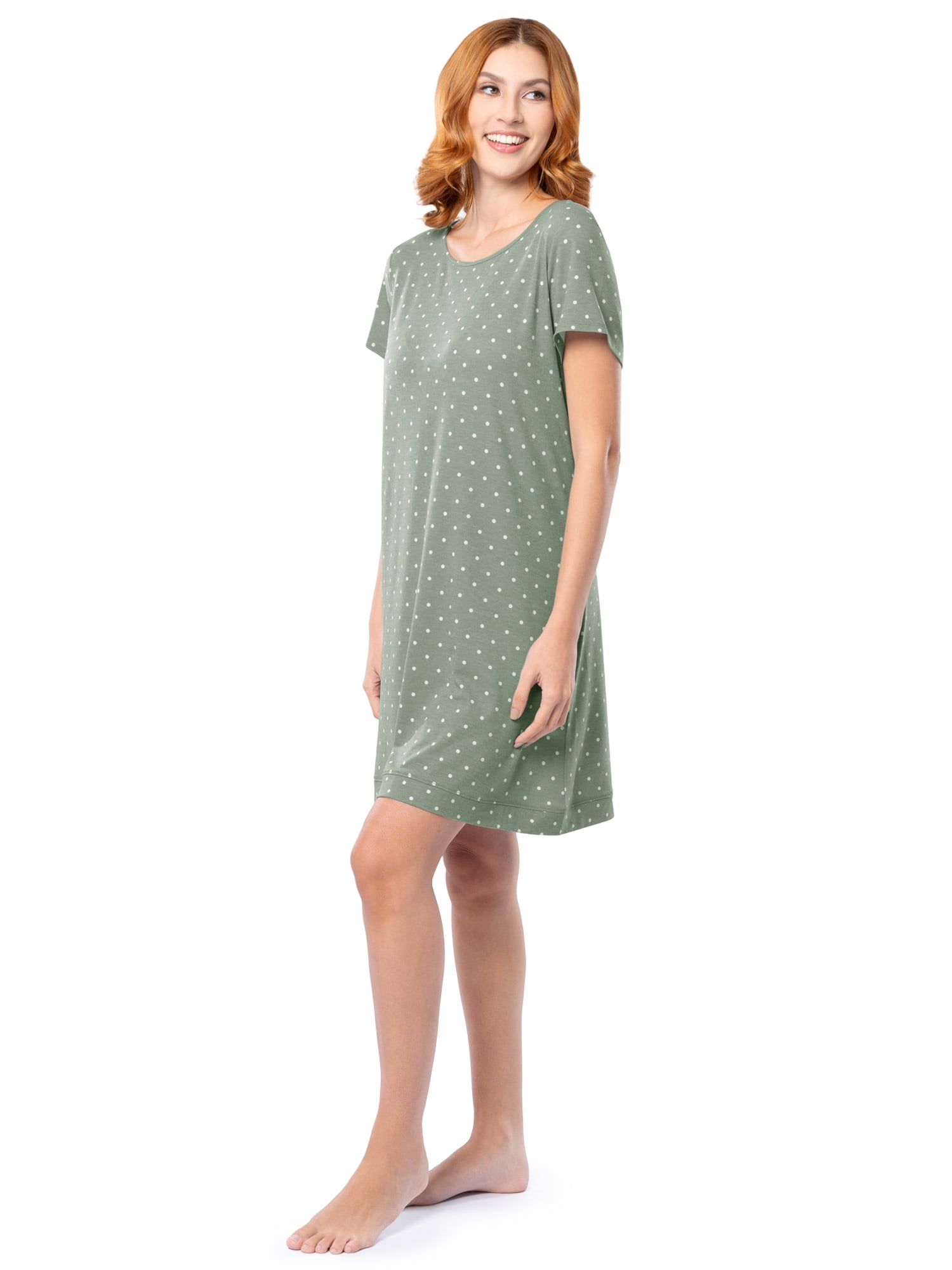Fruit of the Loom Women's Soft and Breathable Pajama Sleepshirt, Sizes S-5X