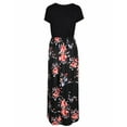 thumbnail image 4 of Summer Dresses for Women 4th of July Dresses Casual Floral Print Maxi Dresses Plus Size Sun Dresses Wedding Guest Dresses with Pockets Shermie, 4 of 6