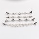 thumbnail image 1 of 4 pcs Pull Clips pour Femmes Pull Châle Clips Pins Sécurité Cardigan Clip Chaîne Argent Vintage Pull Col Clip Rétro Robes Châle Perle Clip, JAMW Sencillez, 1 of 5