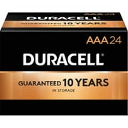 Duracell, DUR02401, Coppertop Alkaline AAA Battery - MN2400, 24 / Box