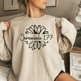 thumbnail image 5 of Unisex Jeremiah 17:7 Floral Sweatshirt, Christian Scripture Sweater, Bible Verse Pullover, Casual Spiritual Clothing, Faith-Based Top, 5 of 10