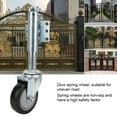thumbnail image 4 of Roue à Ressort, 4 en Roue à Ressort Porte à Roue Roulettes à Ressort Noir VC Roulette à Roue 120kg Charge Maximale, Roulettes à Plaques, 4 of 8