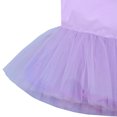 thumbnail image 6 of DPOIS Kids Girls Short Sleeve Ballerina Ballet Dance Leotard Dress Purple 7-8, 6 of 7