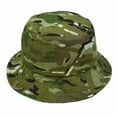 thumbnail image 3 of Glory Max Bucket Hat 100% Cotton Sun Visor Vintage Camo Fishing Packable Cap Yellow, 3 of 7
