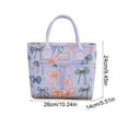 thumbnail image 3 of Qholemyo Handheld Insulated Lunch Bag Reusable Lunch Tote For Office Workers Outdoor Picnic, 3 of 6