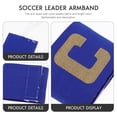 thumbnail image 3 of SWETRACE 4Pcs Football Team Leader Armband Anti Drop Design Nylon Sports Supplies in Assorted Colors, 3 of 5