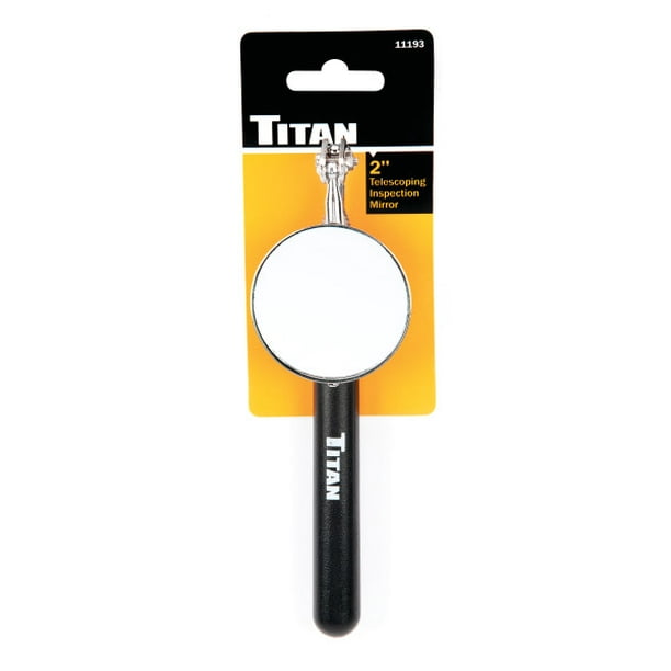 Titan Tools 11193 2 Inch Round Telescoping Inspection Mirror