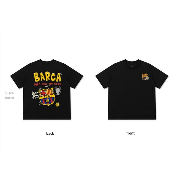 Barca Soccer Fan Shirt, Més Que Un Club Football Tee, Unisex Adult Casual Everyday Wear, Size S–4XL