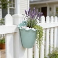 thumbnail image 1 of Horivan Minimalist Wall Planter Plastic Hanging Pots Space Saving Container For Home Office Bathroom, 1 of 6