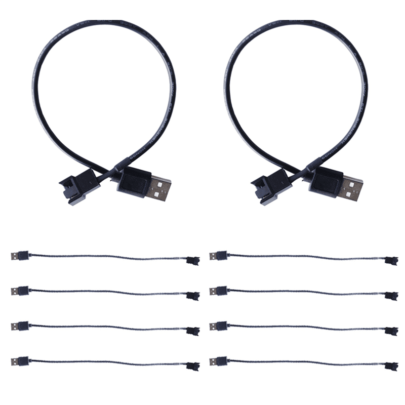 10pcs-usb-to-4-pin-fan-adapter-cables-computer-pc-fan-cable-connector