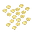thumbnail image 1 of Colgante Sonducket 100 Piezas Aleación Corazón Accesorios Joyería Oro, 1 of 6
