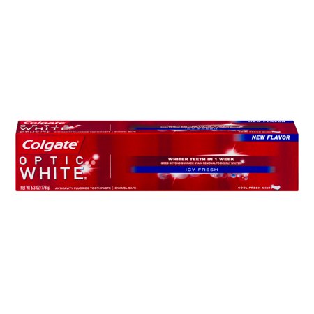 UPC 035000763839 product image for Colgate Optic White Icy Fresh Cool Fresh Mint Toothpaste, 6.3 oz | upcitemdb.com