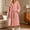 Pink, variant on Womens Plush Robes Long Soft Jacquard Fluffy Bathrobe Hooded Robe Sleepwear with Pockets Sky Blue Free Size