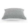 thumbnail image 6 of Ox Bay Hampton 18" x 18" Black/White Geometric Cotton Adult Decorative Throw Pillow Cover, 6 of 6