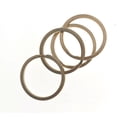 thumbnail image 3 of shiyou-4pcs Solid Brass Key Rings,Brass Alloy Split Ring Connector Key Rings Keychain Rings DIY for Leather Craft (Diameter 3cm), 3 of 3